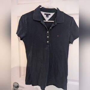 Tommy Hilfiger Women's Black Polo Shirt